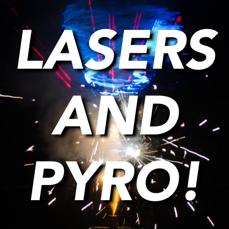 Lasers and pyro: tips for the “PB & J” of special FX