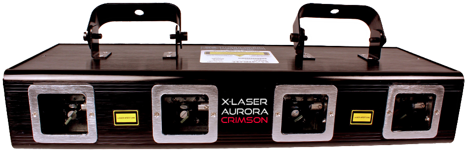 Aurora Crimson Quad-Head Red DJ Laser