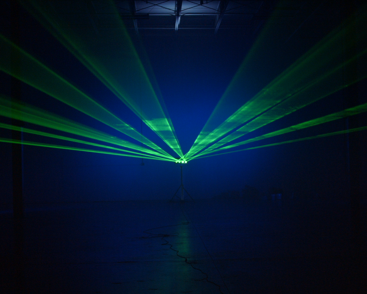 Aurora Emerald Quad-Head Green DJ Laser
