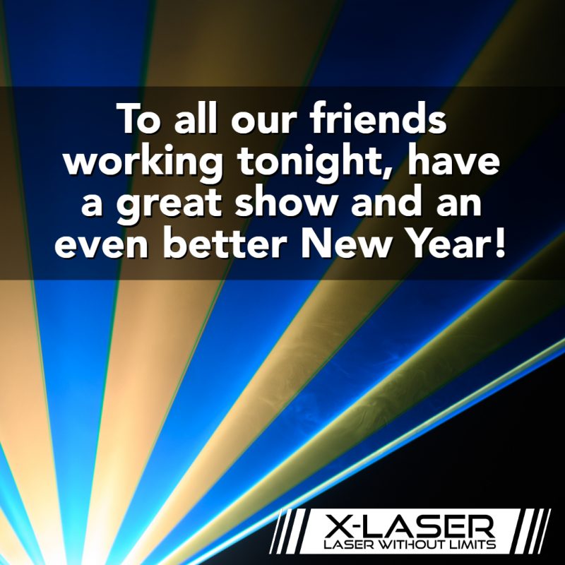 NYE is the busiest night of the year for laserists