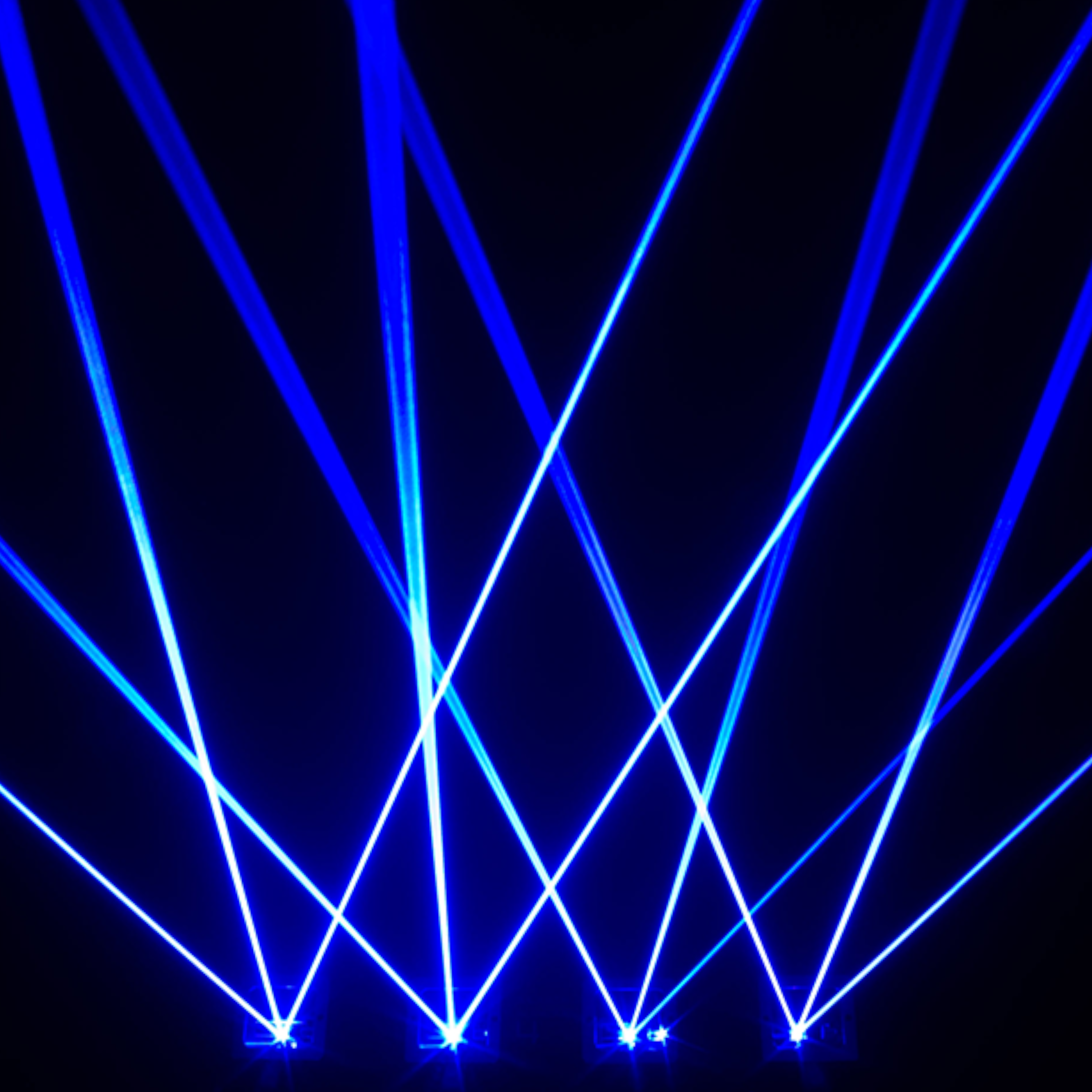 Aurora Cobalt Quad-Head Blue DJ Laser